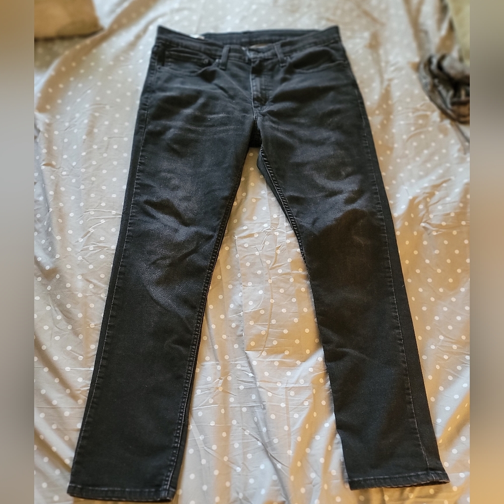 Levi' 511 Black Jeans 34x30, will fit 36